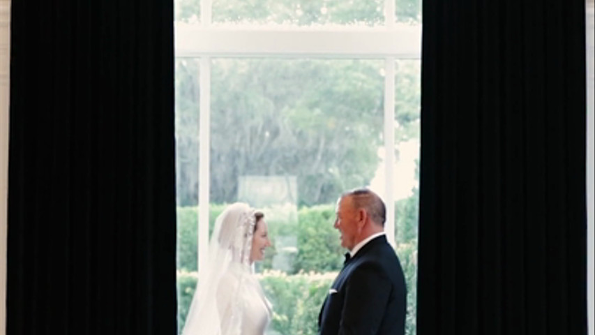 BLAIR AND DAVID WEDDING DAY- VIDEO CREDIT THE GARRS
