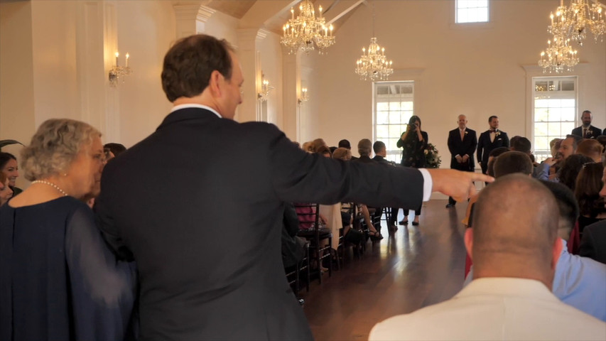 Kelly and Michael's White Room Wedding | St. Augustine