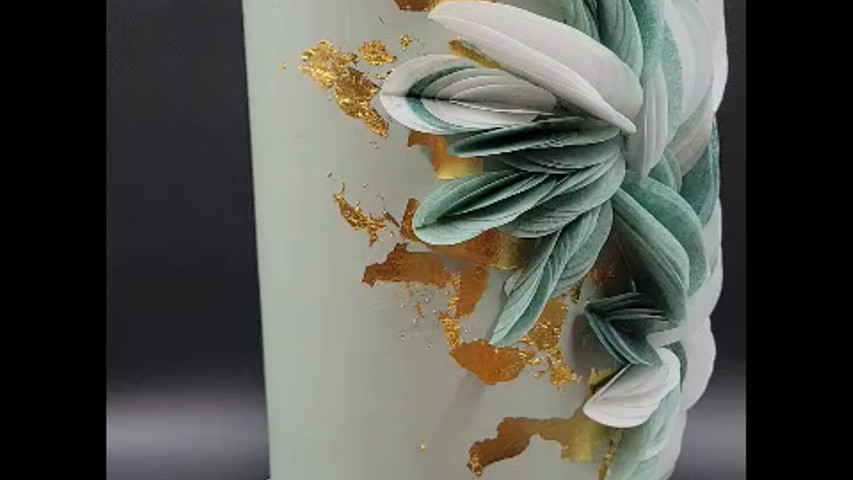 Double Barrel wafer sculpture