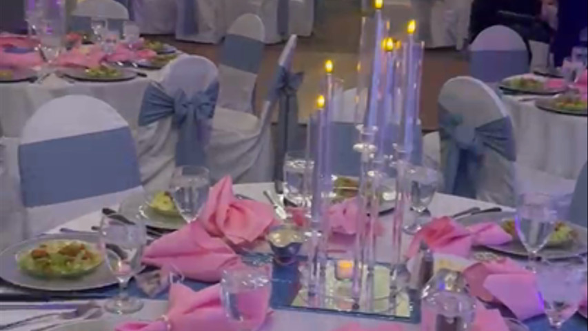 Hall Wedding Set up