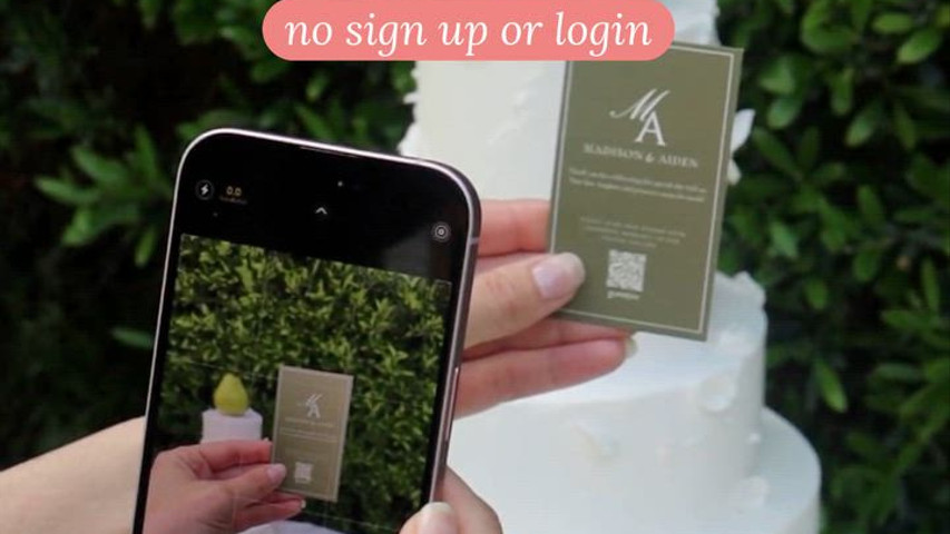 QR Code For Wedding Photos with GUESTPIX