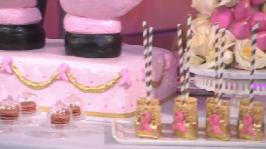 Roobinas cake on fox 11 good day la breast cancer awareness month 157445600860129