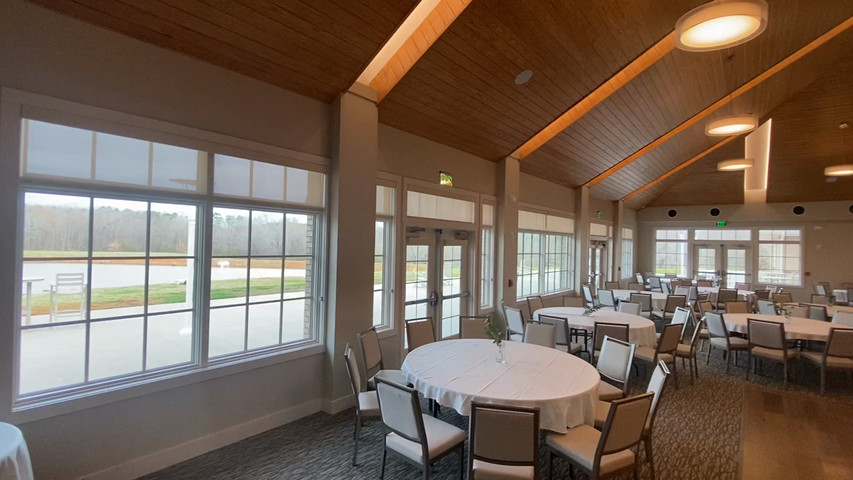 The Ballroom with built in dance floor & stage