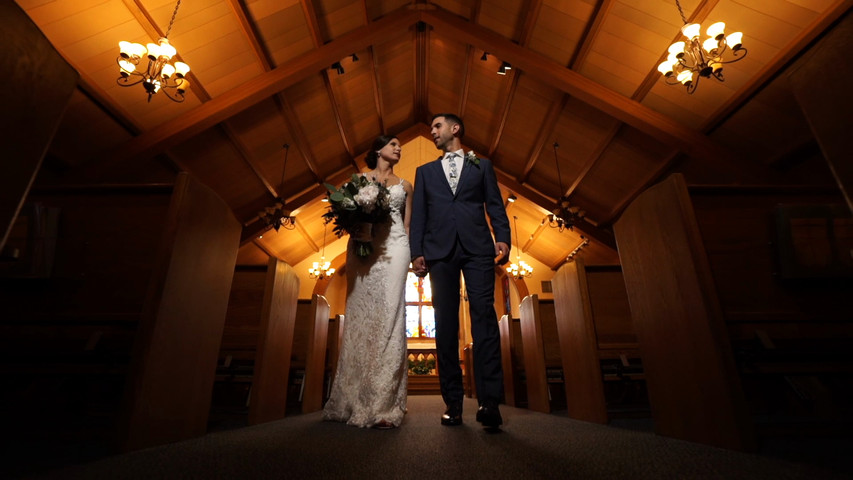 Sara & Mike's Wedding Trailer at the Piermont