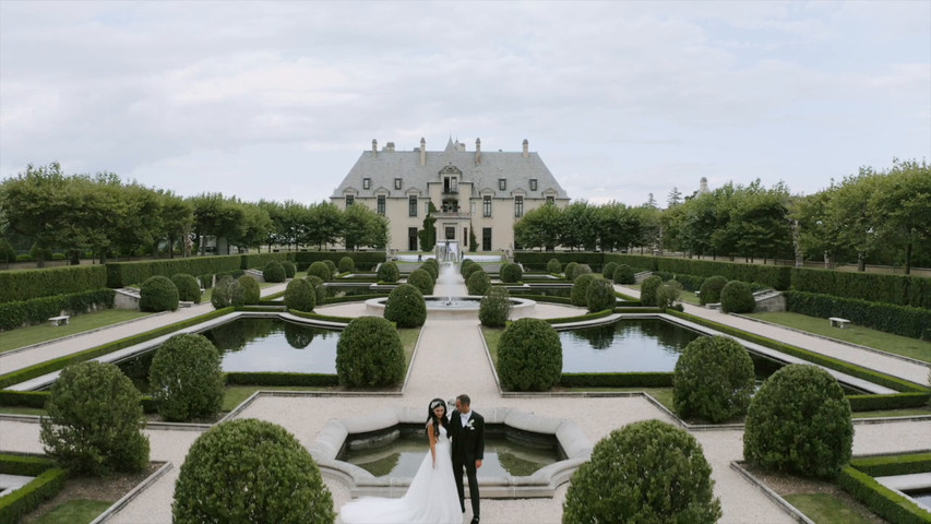 Neda and Dave's Trailer at Oheka Castle