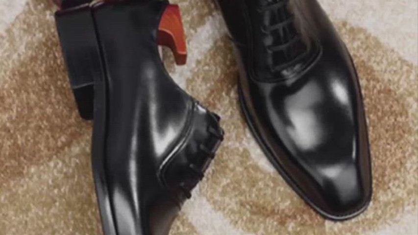 Modern Plain Toe Oxford Shoes 