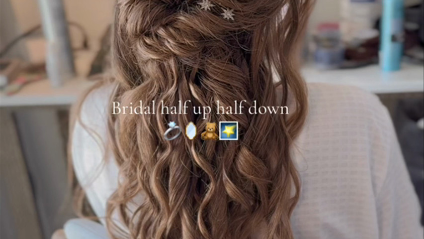Boho half up 🤎