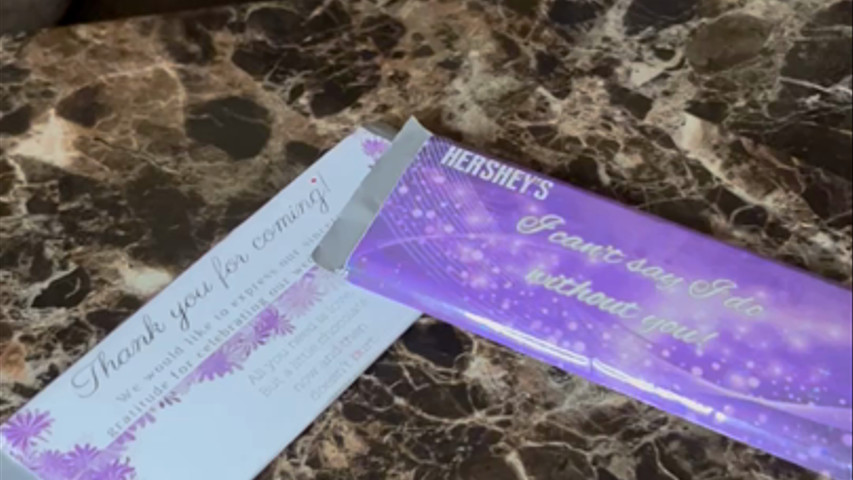 Custom Candy bar wrapper