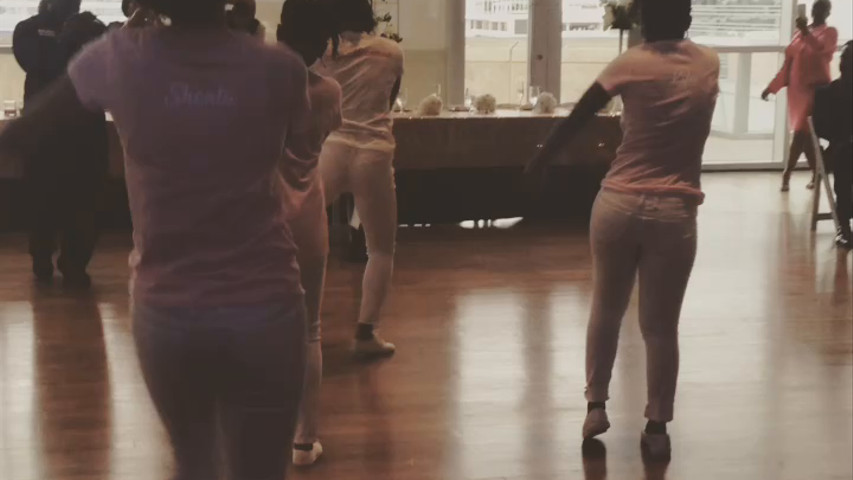 The Bride and her Bridesmaids!