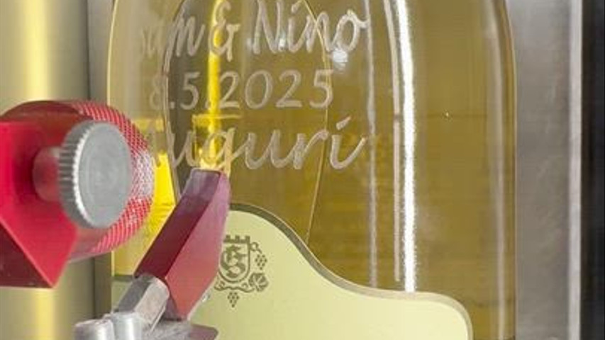 Engraving Process - Couple's Name