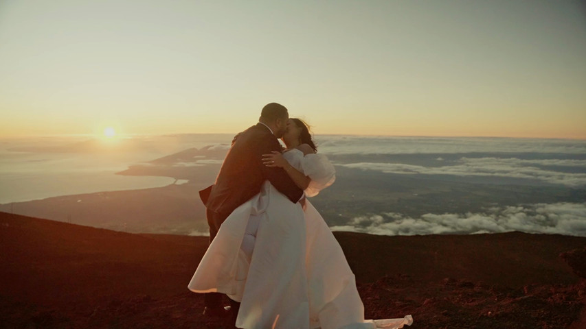 M & A Elopement Haleakala Maui Highlight Video