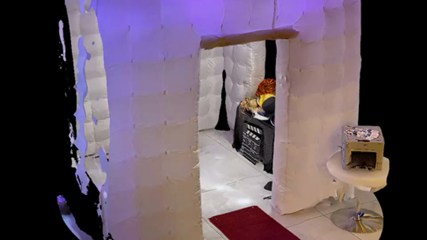 The booth 