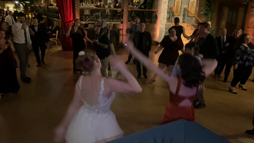 The Bride has got the moves! 