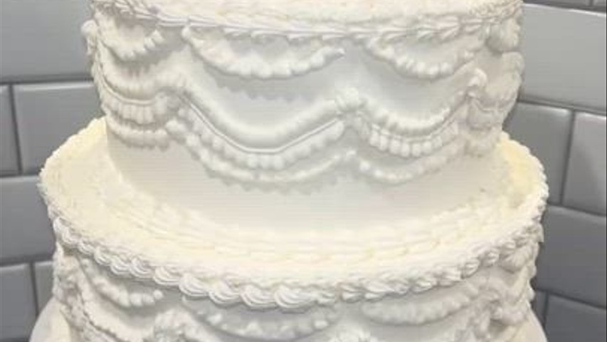 Vintage Wedding Cake 