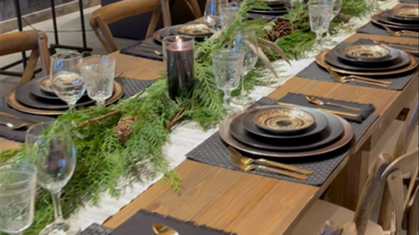 Winter Tablescape