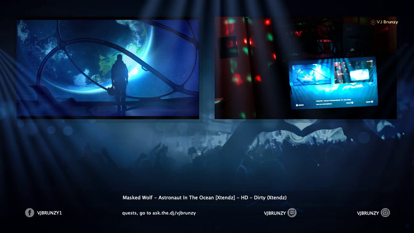 Live video view of display