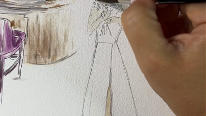 Live drawing 