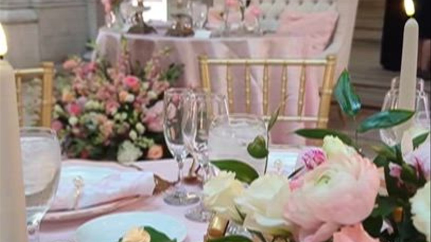 The Old Courthouse Pastel Reception
