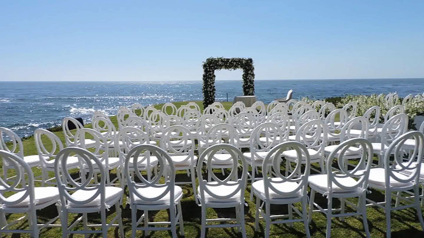 Wedding ceremony at oceanfront