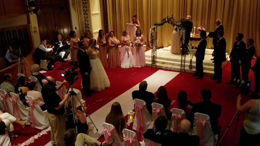 Unity candle for wedding in South Bend, Indiana