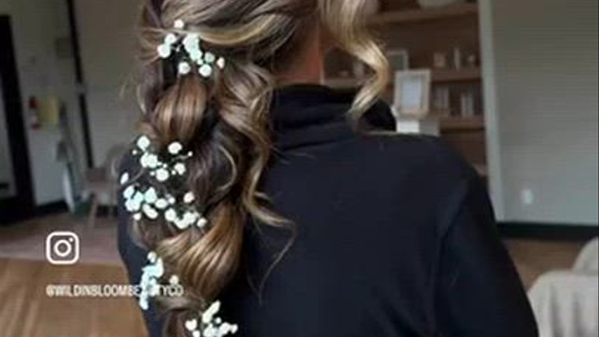 boho braid wedding styling 