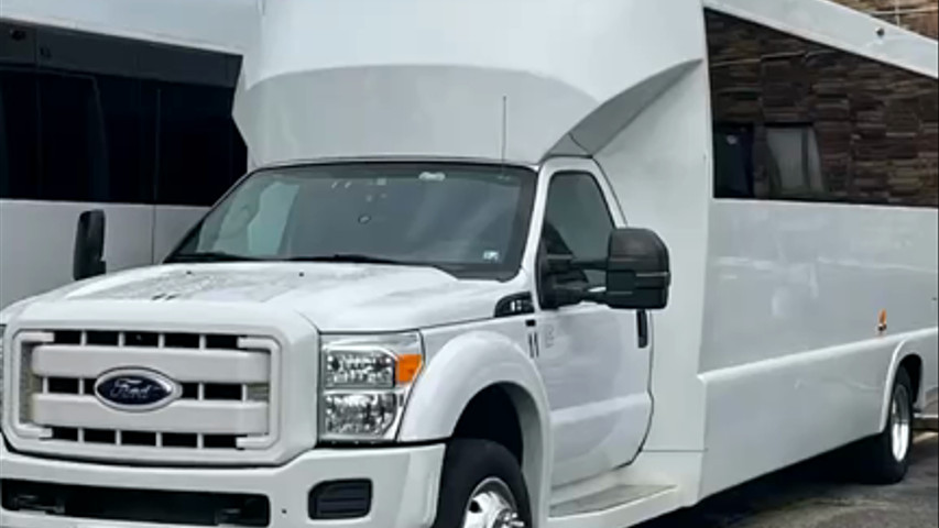 Party bus exterior 