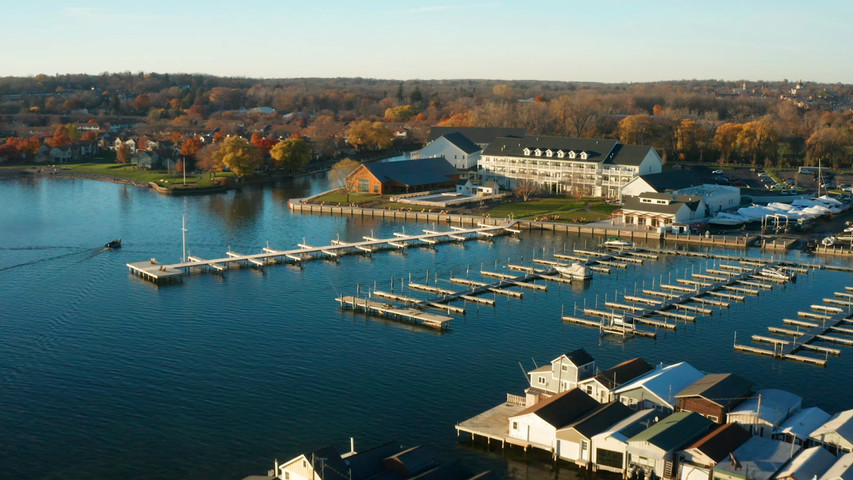 Fall at The Lake House