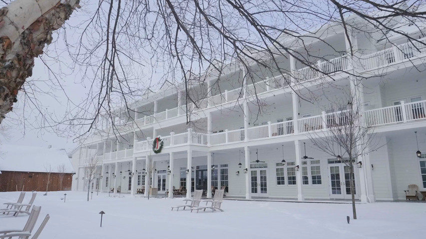 Winter at The Lake House