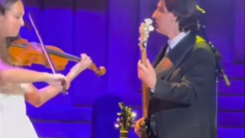 Bride Shreds On The Violin At Her Wedding Reception