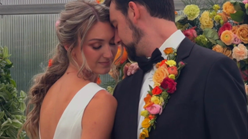 Spring Wedding Couple