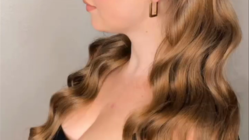 Headband Bow Braid w/ Curls