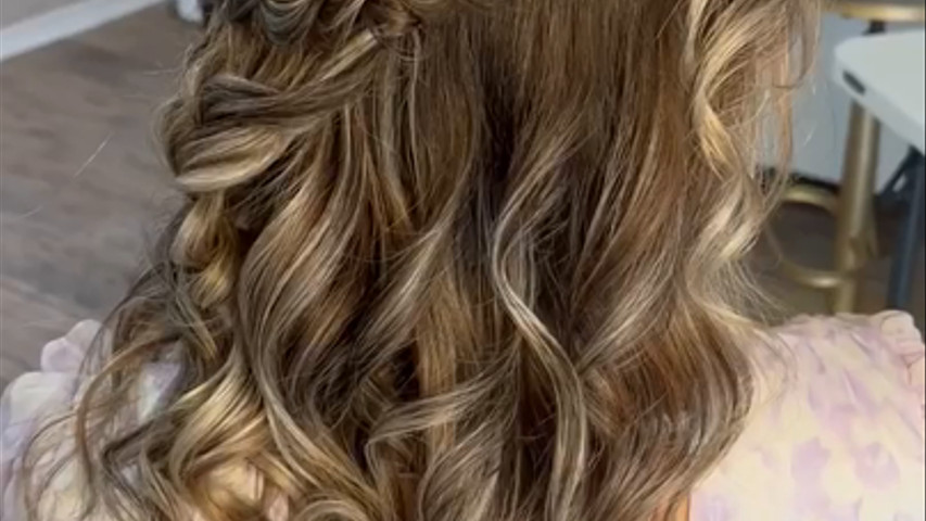 Four-Strand Braid w/ Curls