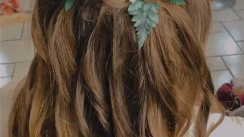 Whimsical Braid w/ Curls