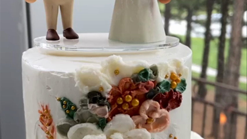Floral cake 
