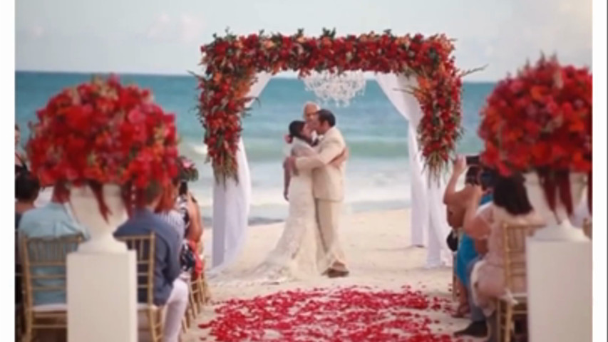 Tulum, Mexico Beach Wedding 