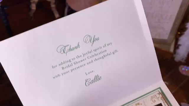 Bridal Shower Thank You Cards