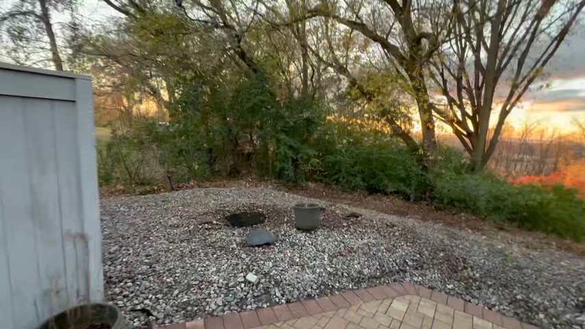 Outdoor patio area