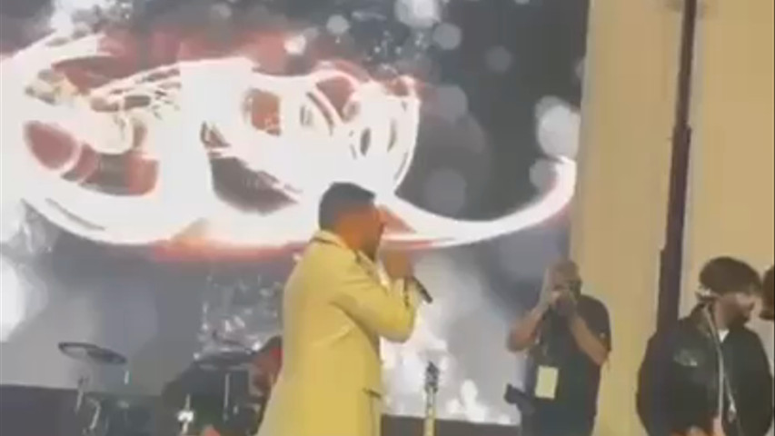 serving at a live event