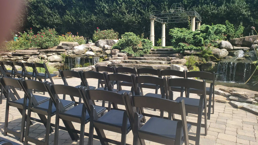 Black Wedding Folding Chairs 