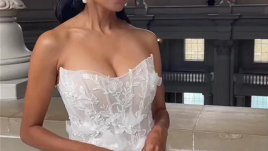 Bridal editorial with natural makeup 