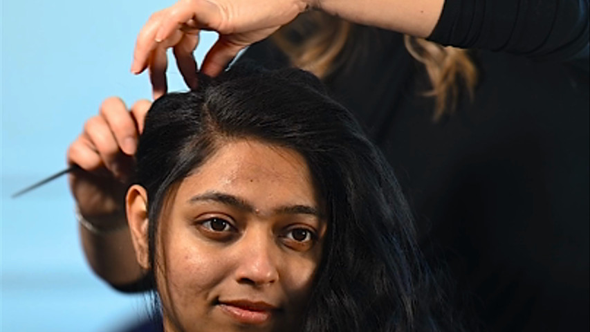✨ Behind-the-Scenes of a Stunning Indian Bridal Transformation ✨