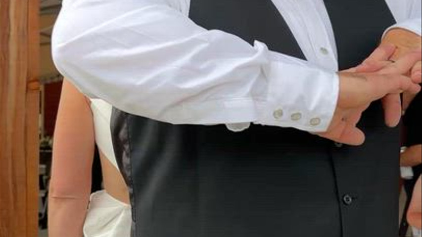 The bride and groom!