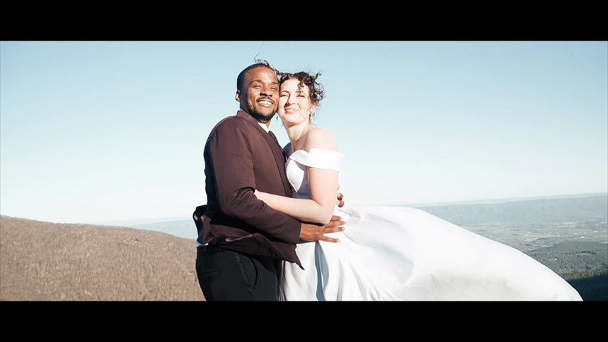 Katie and Tim's Sunset Shenandoah Valley Elopement