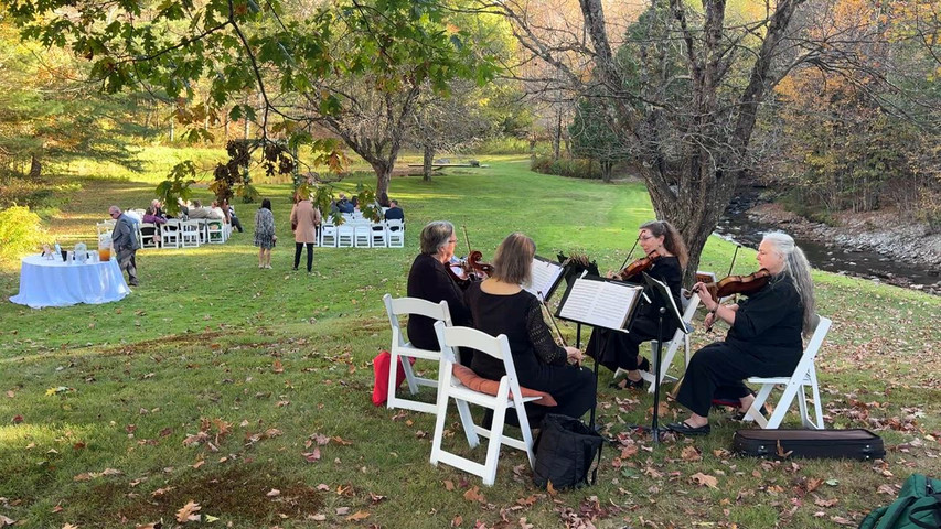 Our quartet playing Rondeau by Mouret