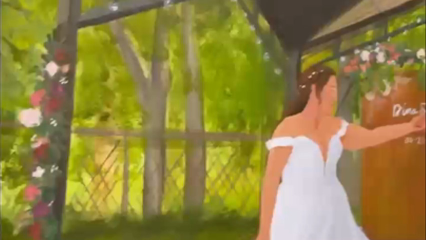 Past Few Month Wedding Paintings Throwback