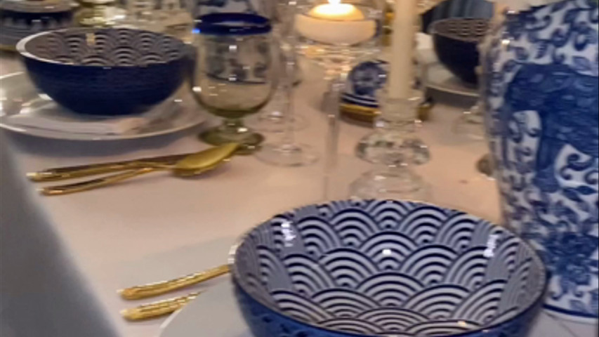 Blue Chinioserie