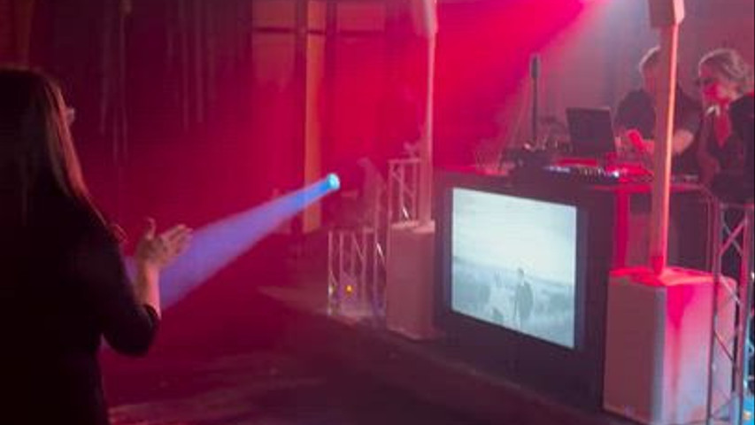 DJ Setup with Lights