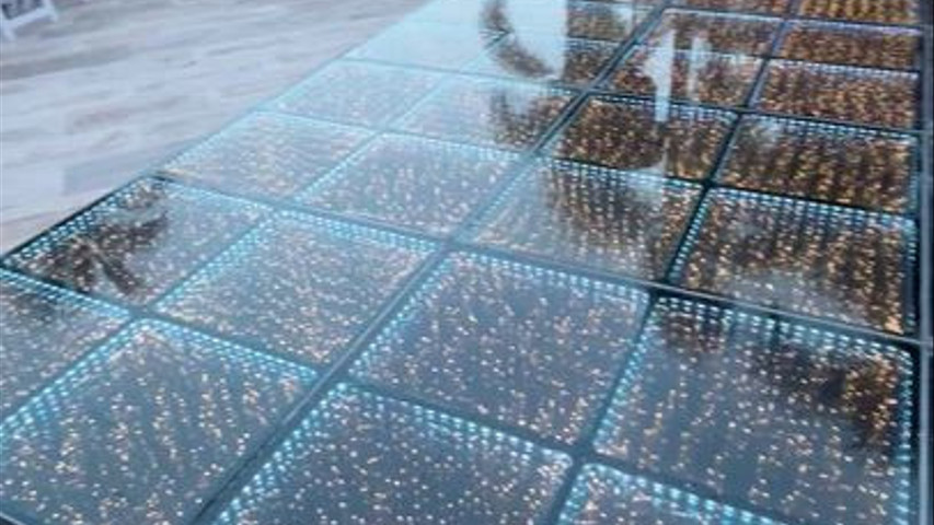 Infinity Dancefloor setup!