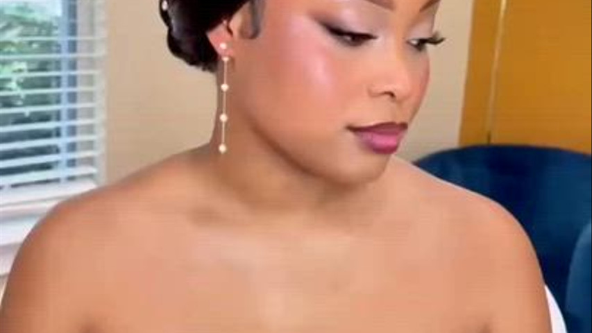 Soft, Romantic Bridal Glam
