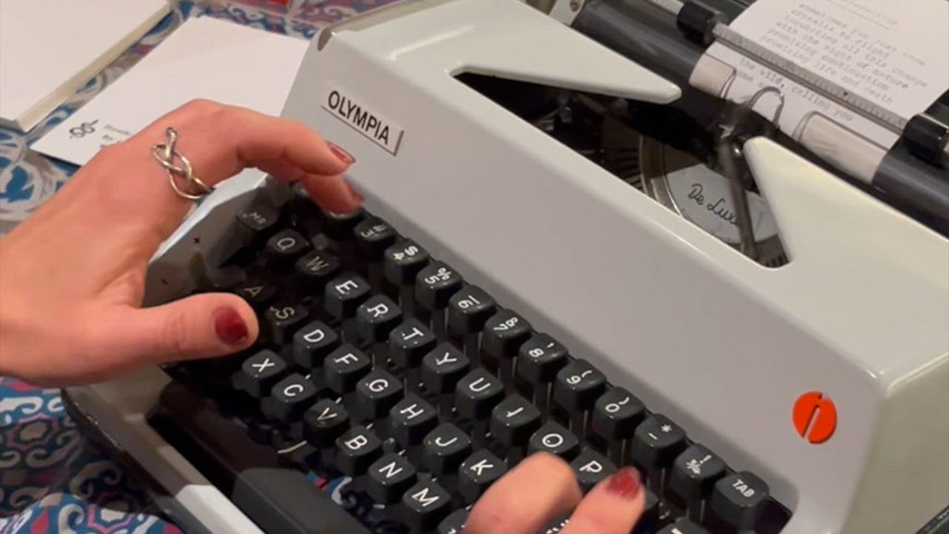 Live Typewriter Poetry